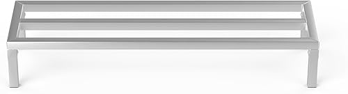 Miniatura 5 de 48 x 14 pulgadas  Estante de aluminio de 8 pulgadas fuera del piso  Capacidad de 900 libras