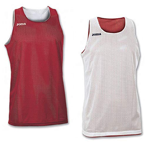 Joma - Maglietta Reversibile Cerchio Rojo-Blanco