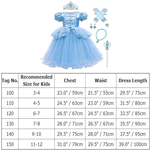 IBTOM CASTLE Vestito per Bambine,Costumi da