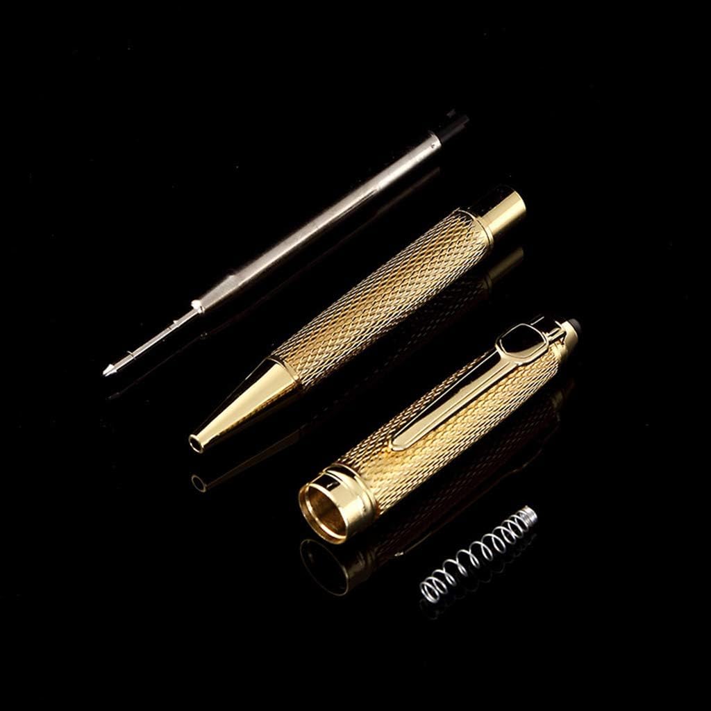 penna a sfera, Penna sfera, penna gel 1,0 mm a metallo con inchiostro(Gold)