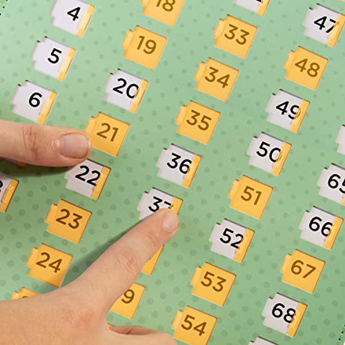 Jumbo Bingo Shutter Master Board - Giant Calling Card With Sliding Windows - Large Cardboard Number Chart - Reusable Set Supplies For Game Night, Schools, Rec Centers, Senior Homes, & Charity Events #TOP1