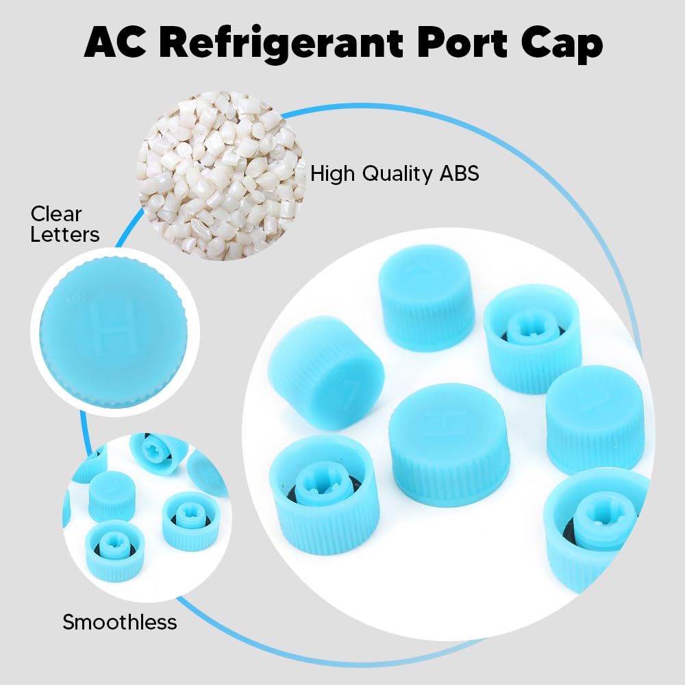 A/C Valve cap エアコンバブルキャップ　Snap on Amazon | エアバルブキャップ R134A AC低コンパクトキャップ