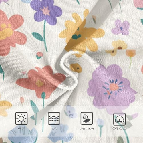 KLL Allover Graphic Floral Boys Toddler Cotton Underwear Briefs Cute Undies3