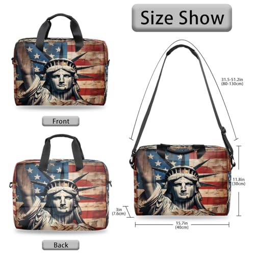 Maletín para laptop unisex 15.7x3x11.8 pulgadas resistente al agua miniatura 6