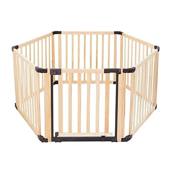 日本育児 ベビーサークル 折り畳み木製サークル 8枚 フレックス 完品 日本育児 たためるベビーサークル pawoo 8枚セット nihonikuji