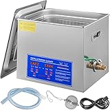 ultraschallbad schmuck Digitale Kontrolltafel: Zeiteinstellung: 0-30 Min. sonic jewelry cleaner verfügt über eine digitale Zeitschaltuhr und eine Temperaturanzeige für eine präzise Waschzeit- und Temperaturkontrolle.