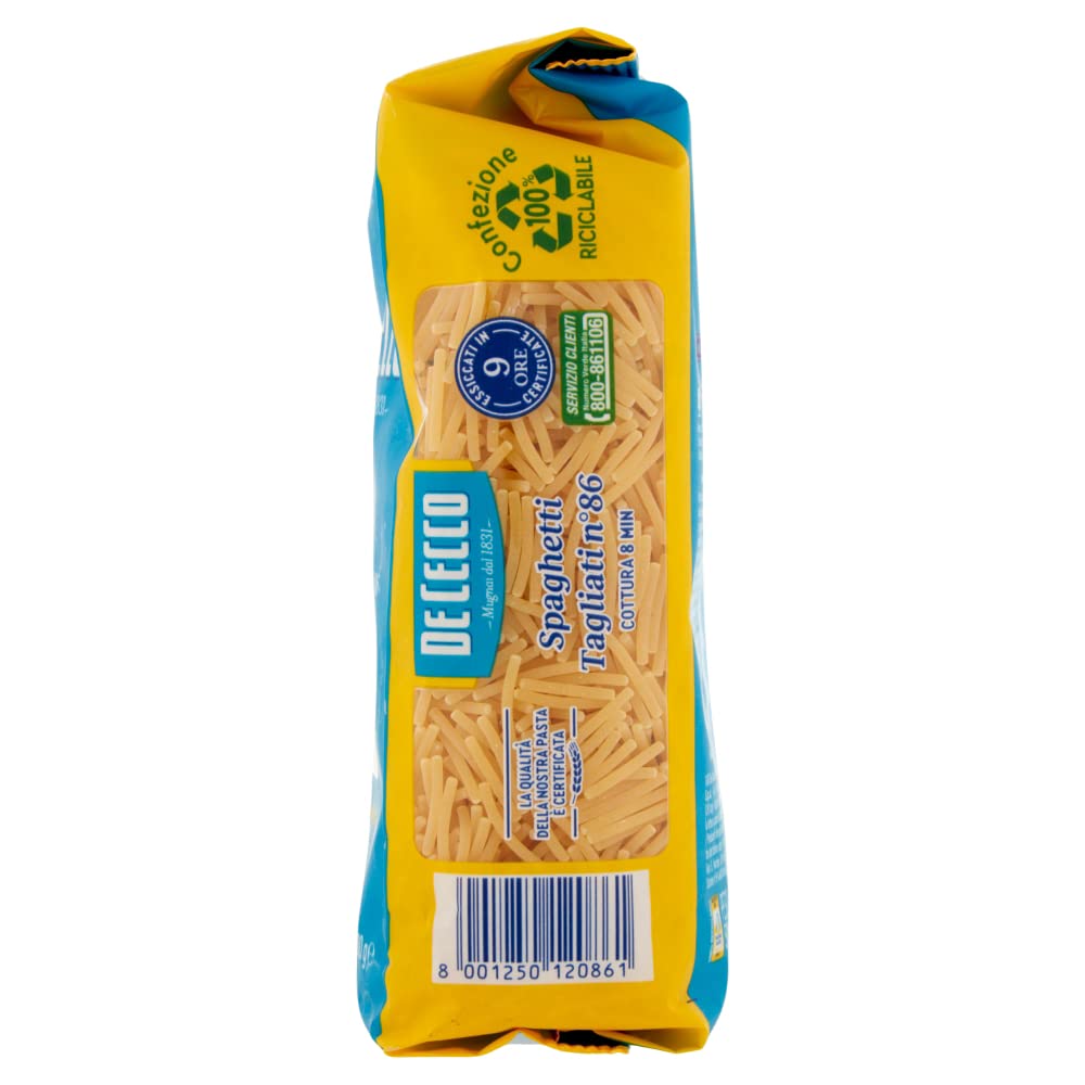 Italian Gourmet Spaghetti Tagliati N.86 pâtes italiennes 24 x 500g
