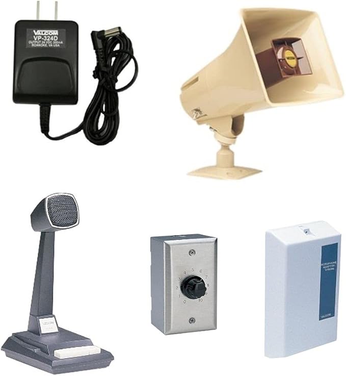 Commercial Paging Horn Loud Speaker System Kit