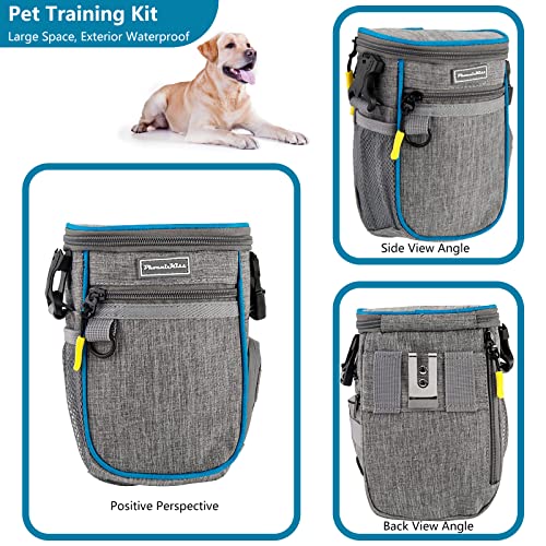 PETCUTE Dog Treat Pouch for Training,Waterproof Dog Walking Bag with Built-In Poop Waste Bags Dispenser - Image 3