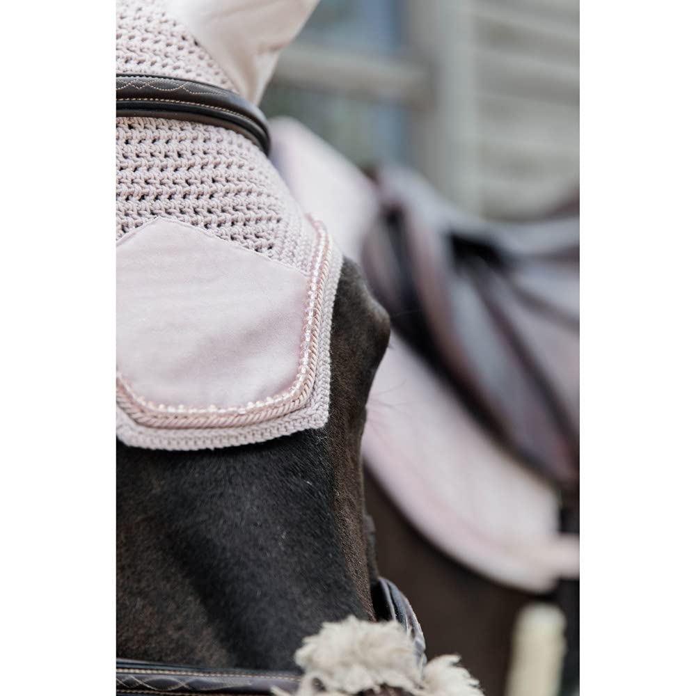 Bonnet Anti-Mouche Cheval Wellington Velvet Pearl - Kentucky Horsewear