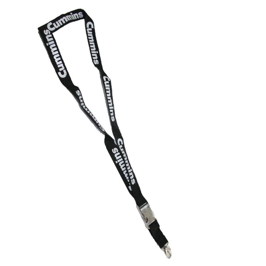 Black Cummins Lanyard Cummins Dodge Lanyard Necklace Badge Holder