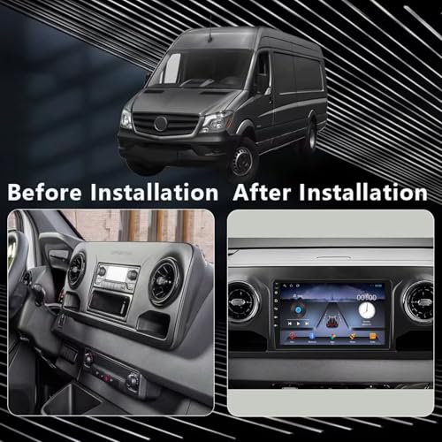 Autoradio Android 13 Mercedes Sprinter double DIN écran tactile 10" - 3