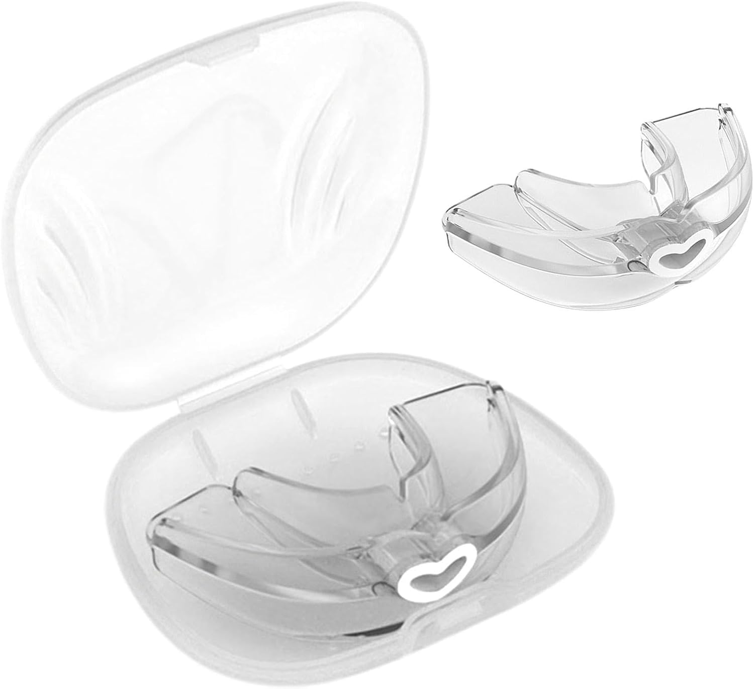 Anti Snoring Mouth Guard Device, Anti Snoring Device Mouth Guard, Sleep Anti Snore Mouthpiece, Portable Stop Snoring Devices for Business Trip, Snoring Stopper for Men and Women, Transparent