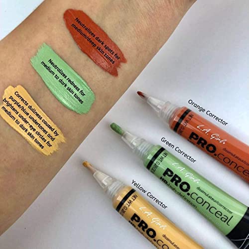 my colors Pro Conceal HD Concealer, Face Makeup, GC992 - Green Corrector) - Image 5