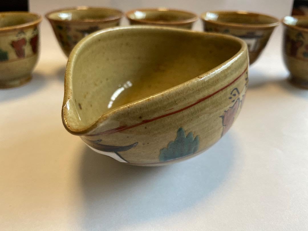 赤膚焼　奈良絵茶器　二楽造 Amazon | 赤膚焼 奈良絵茶器煎 楽斎作 茶器 急須 | ノーブランド