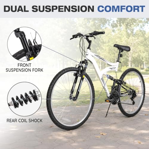 Yventix 18-Speed Full Suspension Mountain Bike