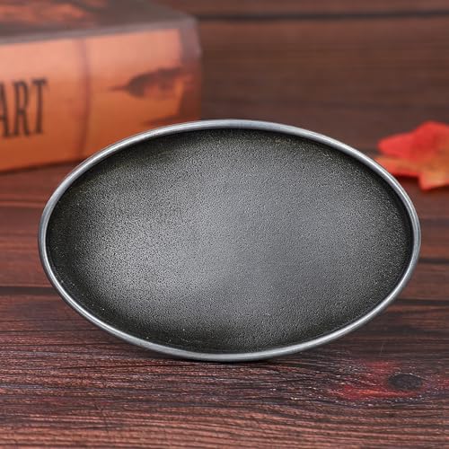 Image of Western Cowboy Vintage Rodeo DIY Blank Belt Buckle for Men | Durable zinc alloy, fits 1.5in leather belts, versatile western belt buckle, for rodeo, casual and formal outfits
