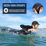 Ho Stevie! Floating Surf Cap - Avoid Sunburn and Glare in Eyes - Stays On Underwater with Comfy Chin Straps - Image 3