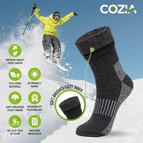 Merino Wool Socks Casual Warm Socks for Winter Cozy Boot Socks for Men & Women - Image 5