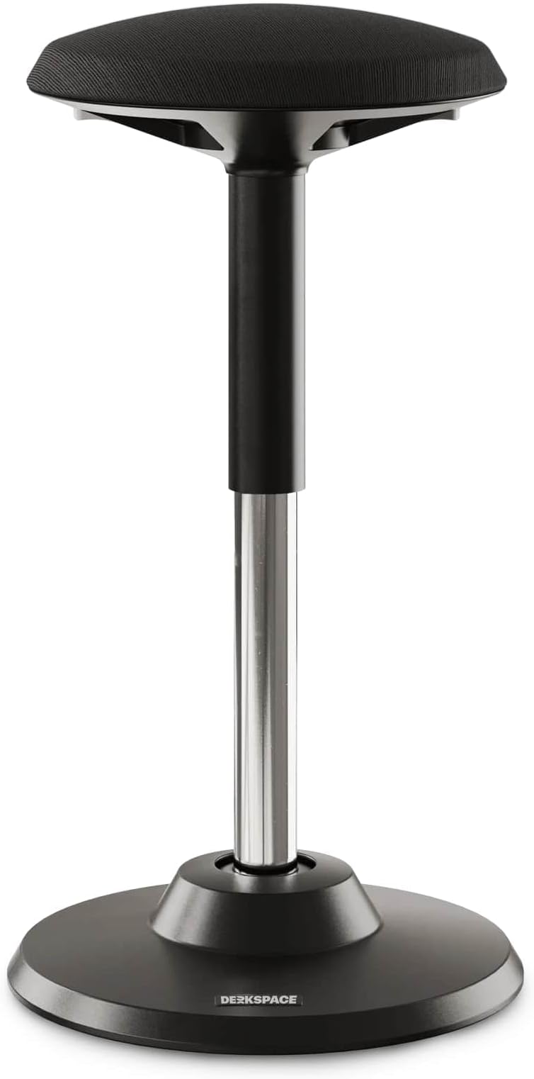 Tabouret Ergonomique Réglable En Hauteur | Tabouret De Bureau, Tabouret Debout Et Chaise Debout | Support Réglable En Hauteur Pour Bureau Et Bureau à Domicile En Noir