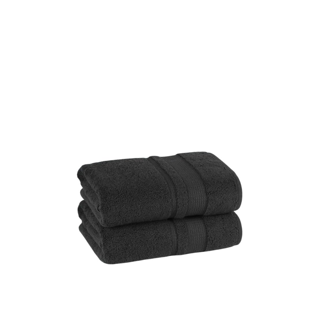 Sterling Mill 600 GSM Turkish Cotton Towels (Pack of 2) – Ultra Soft, Highly Absorbent & Durable, Luxury Bath Towels – Ring-Spun Cotton - 70cm x125cm