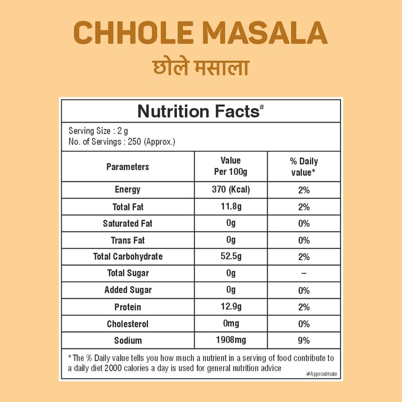 Image of Adani Spices Chhole Masala, 100gm