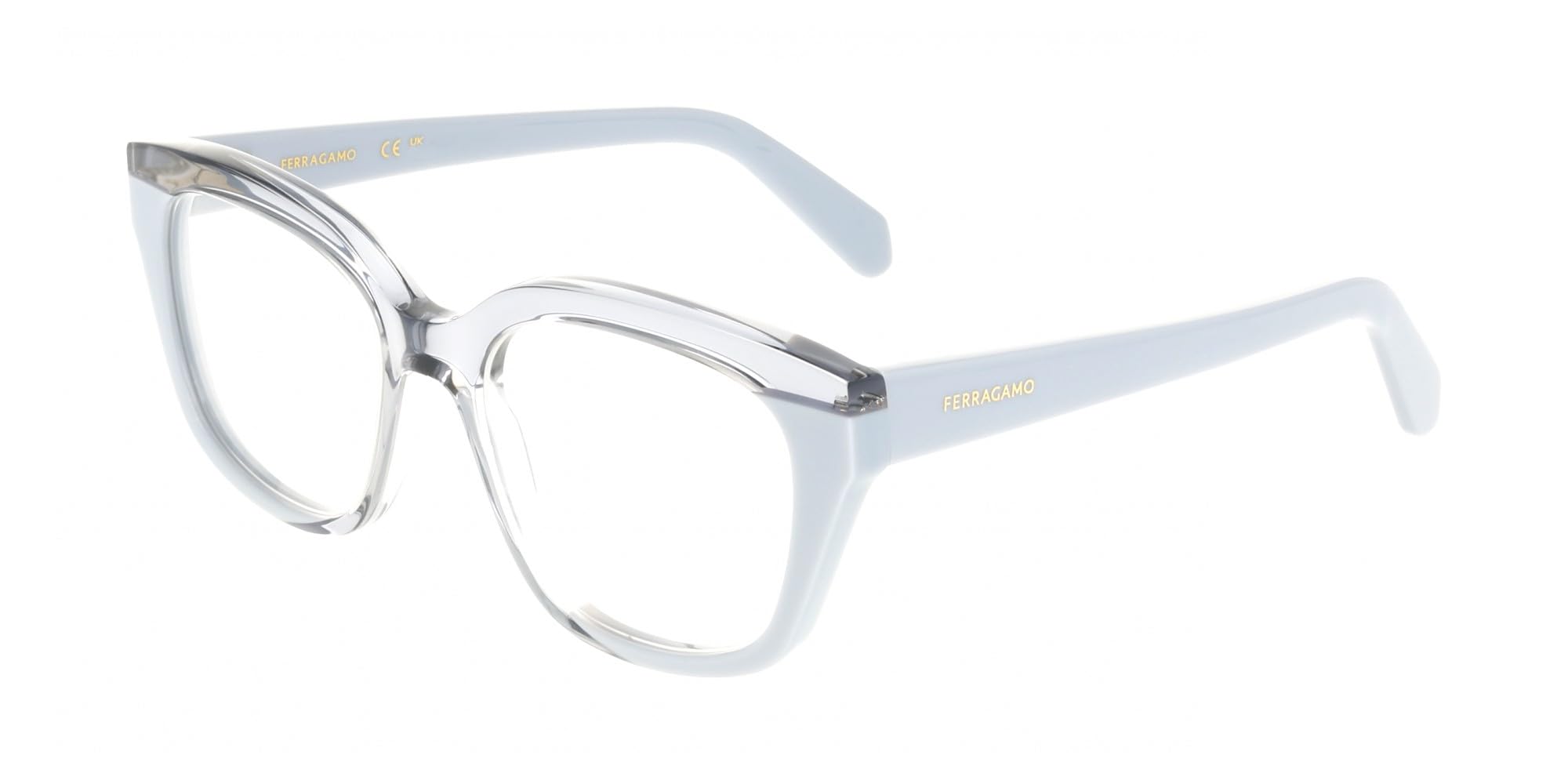 GAFAS FERRAGAMO SF3023 - C: TRASPARENTE AZURA/AZURE Eye Size: 51 Bridge: 18 Salute e cura personale
