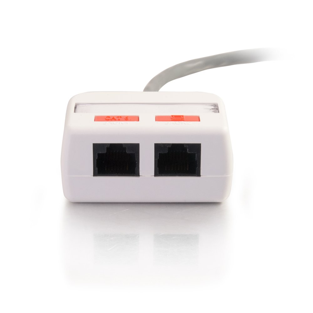 C2G 37049 cavo di interfaccia e adattatore RJ-45 male RJ-45 female Blu, Rosso, Bianco