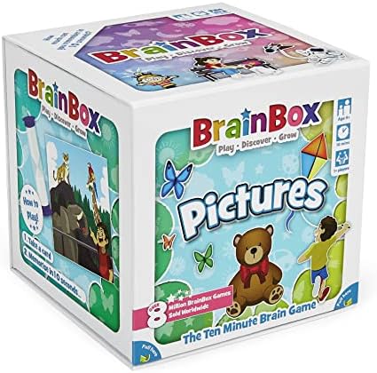 BrainBox Pictures (2022) , Card Game , Ages 4+ , 1+ Players , 10+...