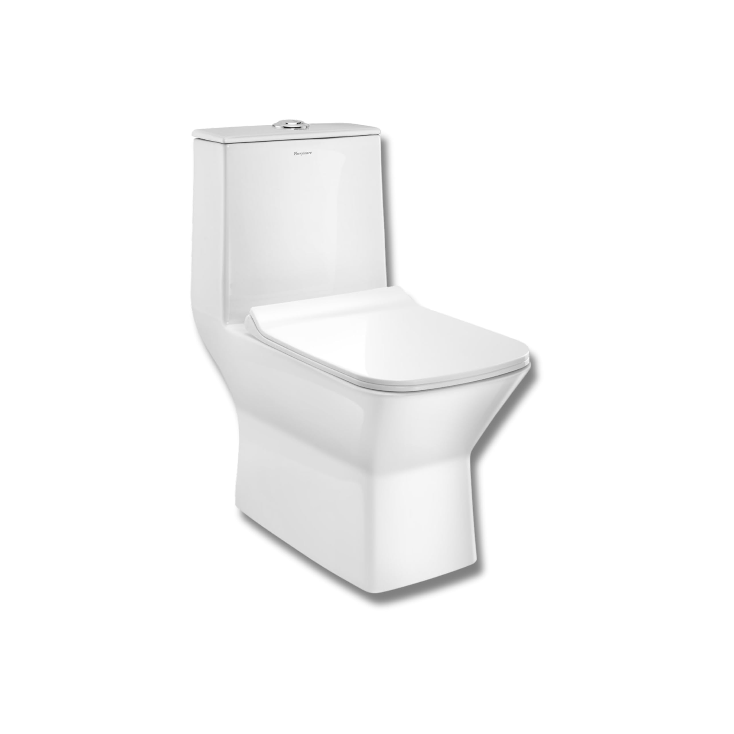 Parryware BREZZA Rimless One-Piece Western Commode | One-piece
