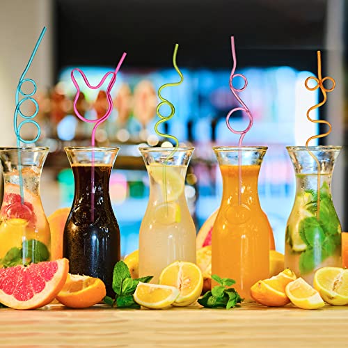 Tomnk 30 pcs pitillos variados colores divertidos reutilizables miniatura 4