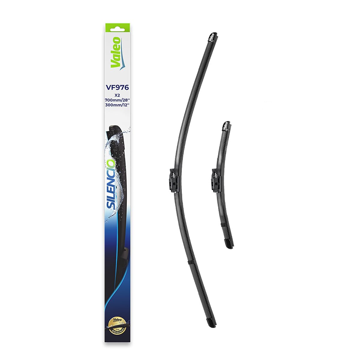 Valeo Silencio VH136 – Spazzola Tergicristallo Ibrida Premium 700mm, Confezione Singola, Ricambio Originale Per Tutte Le Stagioni