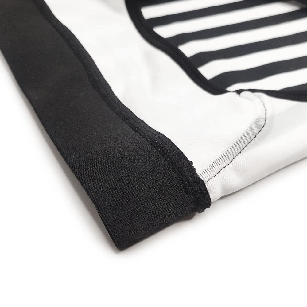 Slip de bain pour homme rayé sports nautiques court moulant