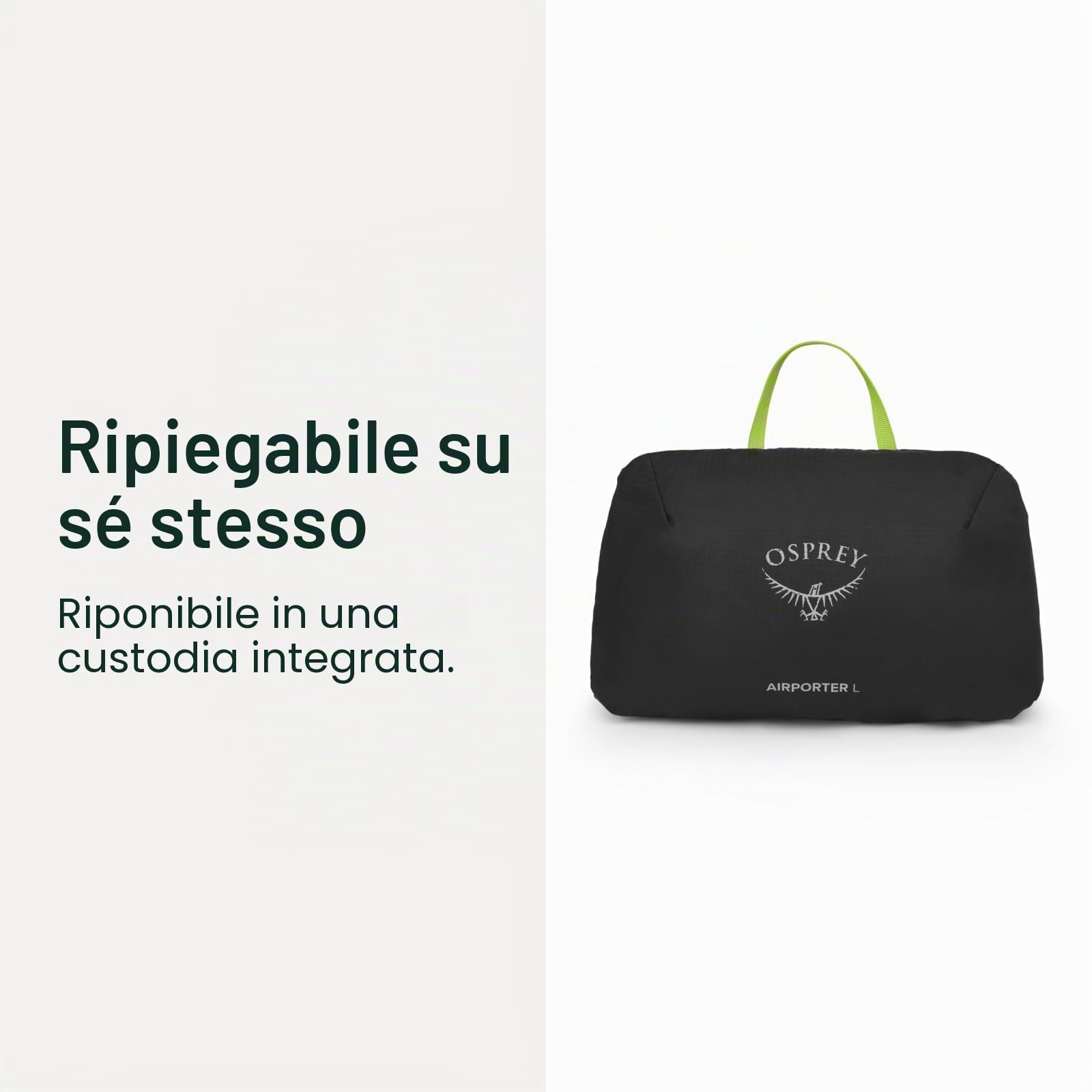 Osprey Airporter Protezione per zaino da viaggio, 90L Small, Black