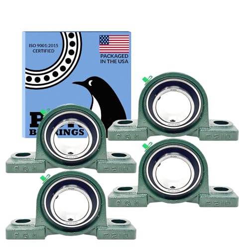 PGN UCP210-32 (4 Pack) Pillow Block Bearing - 2" Bore Self-Aligning
