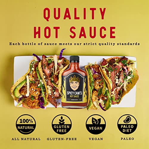 Hoff & Pepper Handmade Hot Sauce Farm-Fresh Tennessee Peppers For The Jalapeno Pepper Hot Sauce Lover Keto Spicy Goodness Seasoning (Spicy Cam, 6.7 Fl Oz (Pack Of 1)) #TOP4
