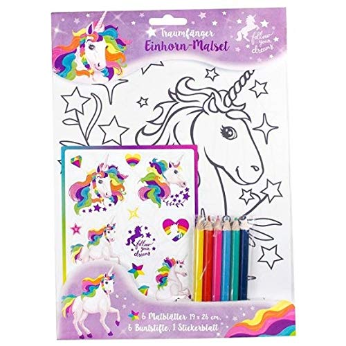 Preisvergleich Produktbild Malset Einhorn 13-teilig