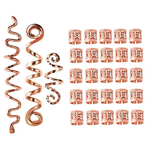 28 Accesorios de Pinzas para Cabello en Espiral Metal miniatura 1