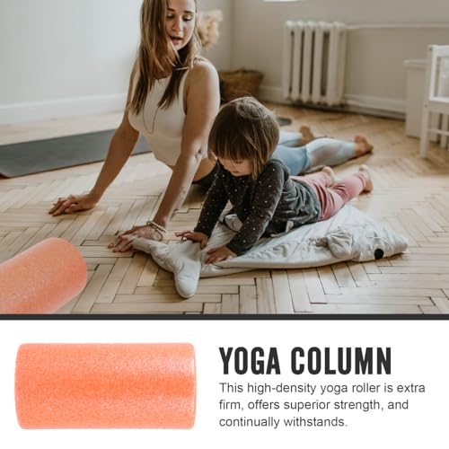 Yoga Massage Roller Foam Epp Muscle Roller 30x15cm Orange Body Massage Column for Fitness and Back Relief miniatura 3
