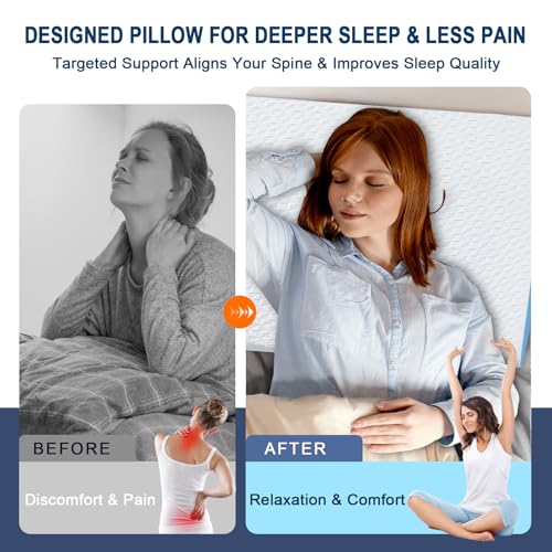 Image of Wedge Pillow for Sleep Apnea, 12 inch Memory Foam Bed Wedge After Surgery | Ergonomic Incline Design Supports the Back and Legs, and Soft, Breathable Fabric Keeps You Comfortable During Rest and Sleep