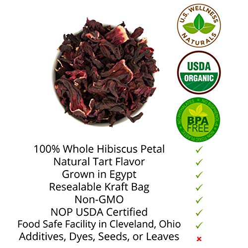 U.S. Wellness Naturals USWL00106_TEA_FBA Hibiscus Tea 1Lb thumb #2