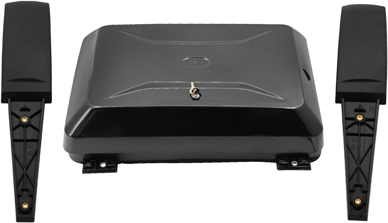 Exterior Side Toolbox Storage Box Fits for Land Rover Defender 110 2020-2025 Exterior Side Mounted Gear Carrier Toolbox with Lock LR7510001 (Black)