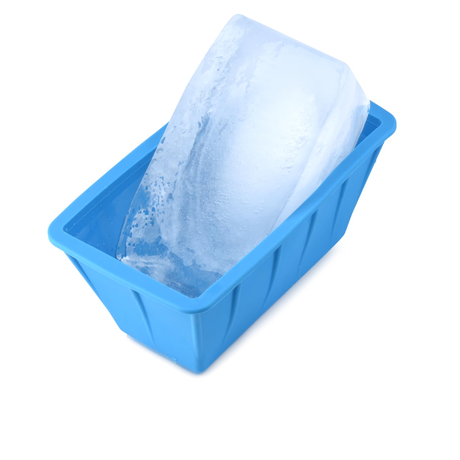 Grand Moule à Glaçons Silicone Pour Baignoire à Glace - Lot De 6 Moules Extra Larges - 6,5 Kg De Glace - Réutilisable