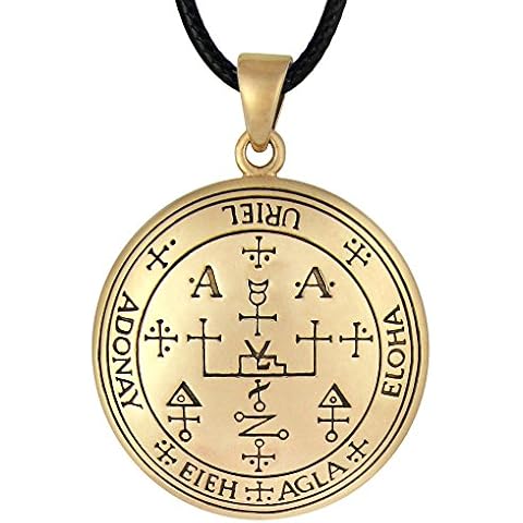 Moonlight Mysteries Bronze Sigil of Archangel Uriel Talisman Necklace Cover