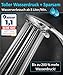BLUMBACH® Duschkopf wassersparend - Hochdruck Duschkopf Aqua Joy - 8 Strahlarten, Duschbrause druckerhöhend, Brausekopf, Shower Head, wassersparender Sparduschkopf, hoher Wasserdruck starker Strahl