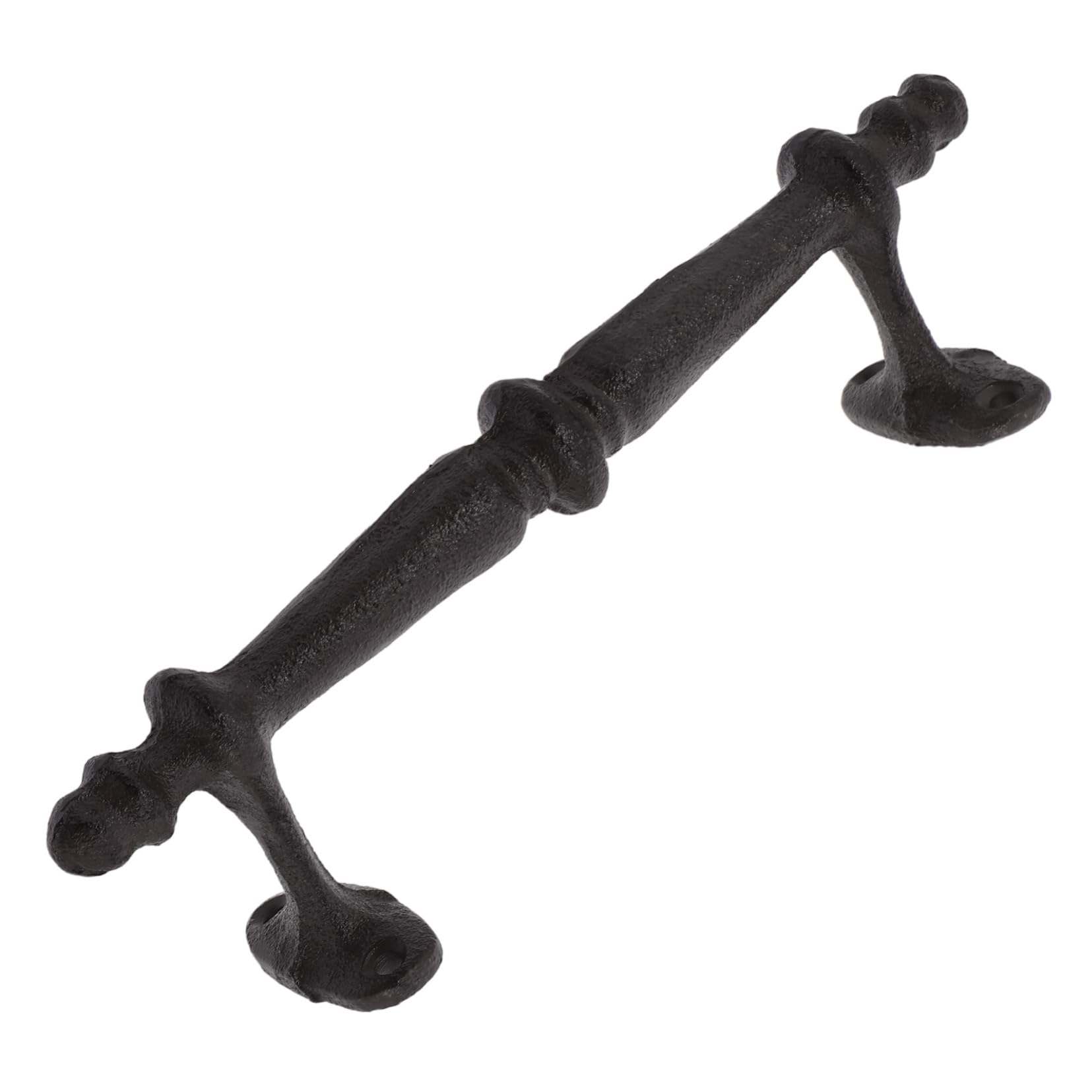 Poignée de porte en fonte style vintage pour portail extérieur et clôture