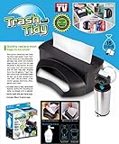 Tidy Trash Trash Tidy Garbage Bag Dispenser, 15+ Gallons, Black