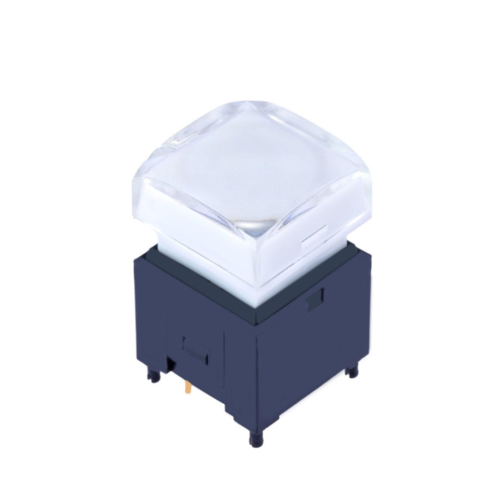 Bouton silencieux 15x15 à longue course avec lumière pure sans différence pour enregistrement
