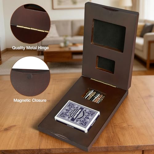 Tablero de Cribbage de Madera Plegable y Magnético miniatura 6