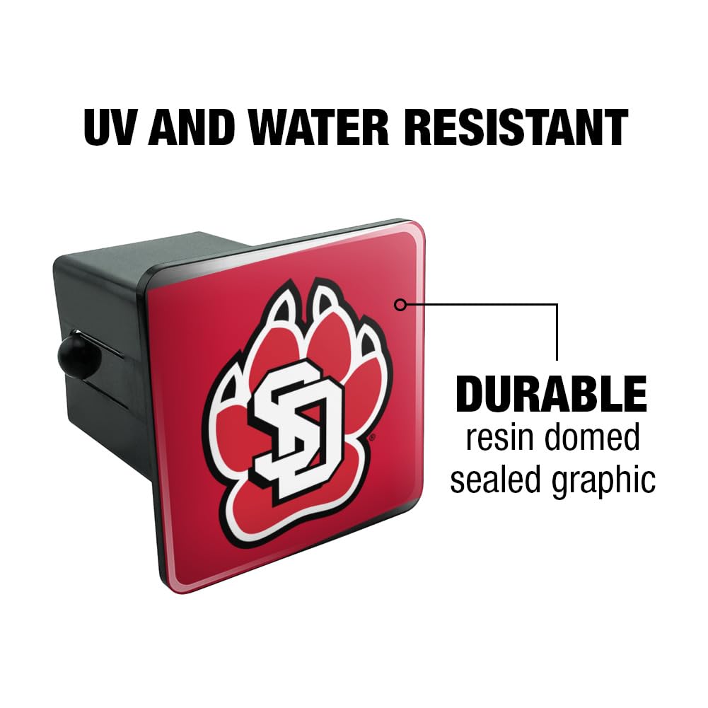 Graphics & More South Dakota Primary Logo Tow Trailer Hitch Cover Plug Insert 2